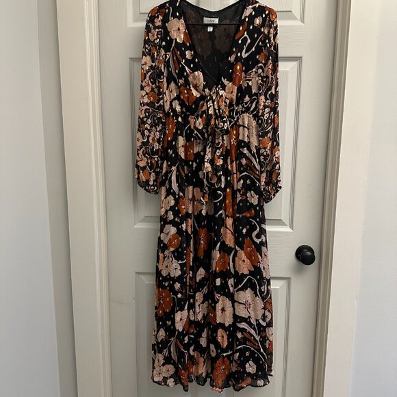 J. Crew Tie-front Lurex dress - Picture 3 of 5